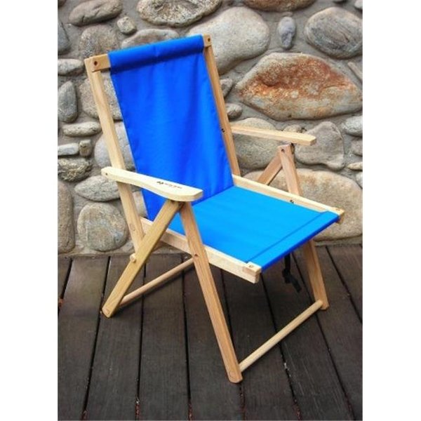 Blue Ridge Chair Works Blue Ridge Chair Works DFCH05WA Highlands Deck Chair - Atlantic Blue DFCH05WA